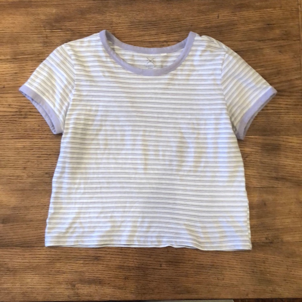 White striped t-shirt from PacSun